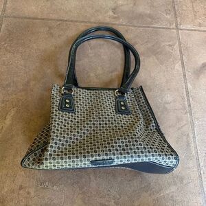 Nine & Co handbag purse bag shoulder‎ black tan